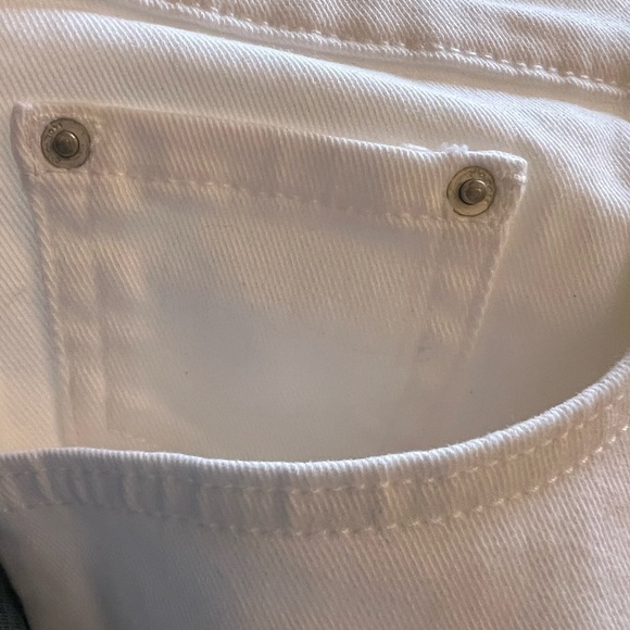 Ella Moss White High Rise Slim Straight Ankle Jeans Size 10/30 - Picture 7 of 12